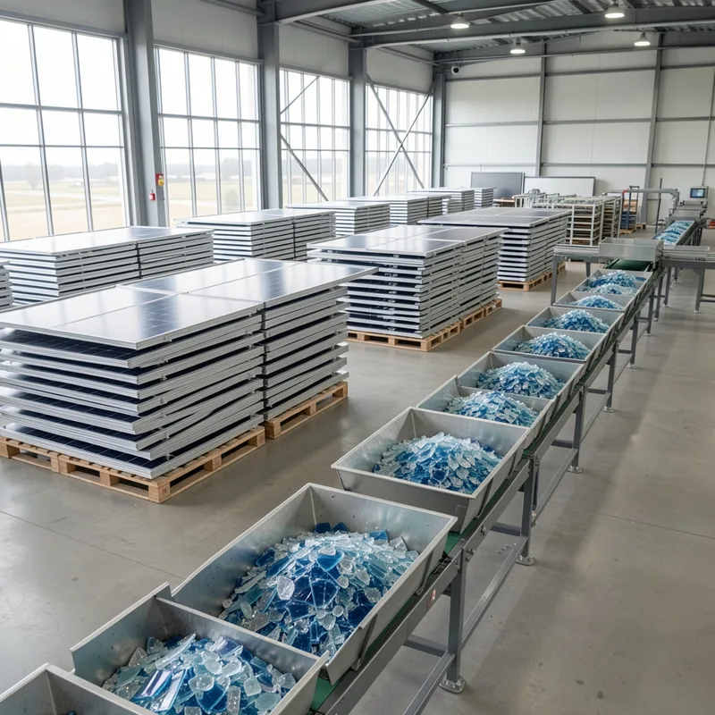 Recyclage des panneaux solaires : la filière française en fin de vie